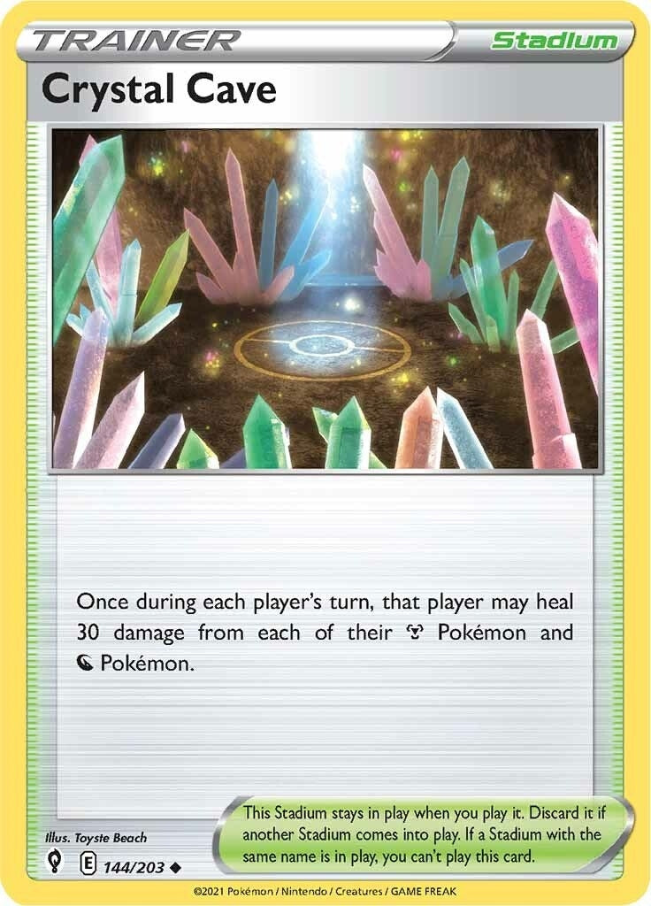 Image for Crystal Cave (144/203) (SWSH07) - Pokemon
