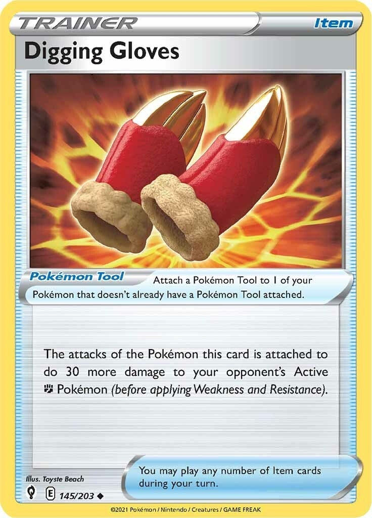 Image for Digging Gloves (145/203) (SWSH07) - Pokemon