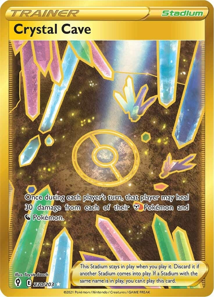 Image for Crystal Cave (Secret) (230/203) (SWSH07) - Pokemon