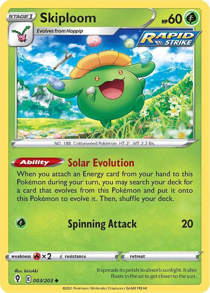 Image for Skiploom (003/203) (SWSH07) - Pokemon