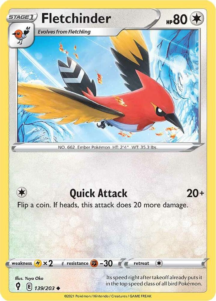 Fletchinder (139/203) (SWSH07)