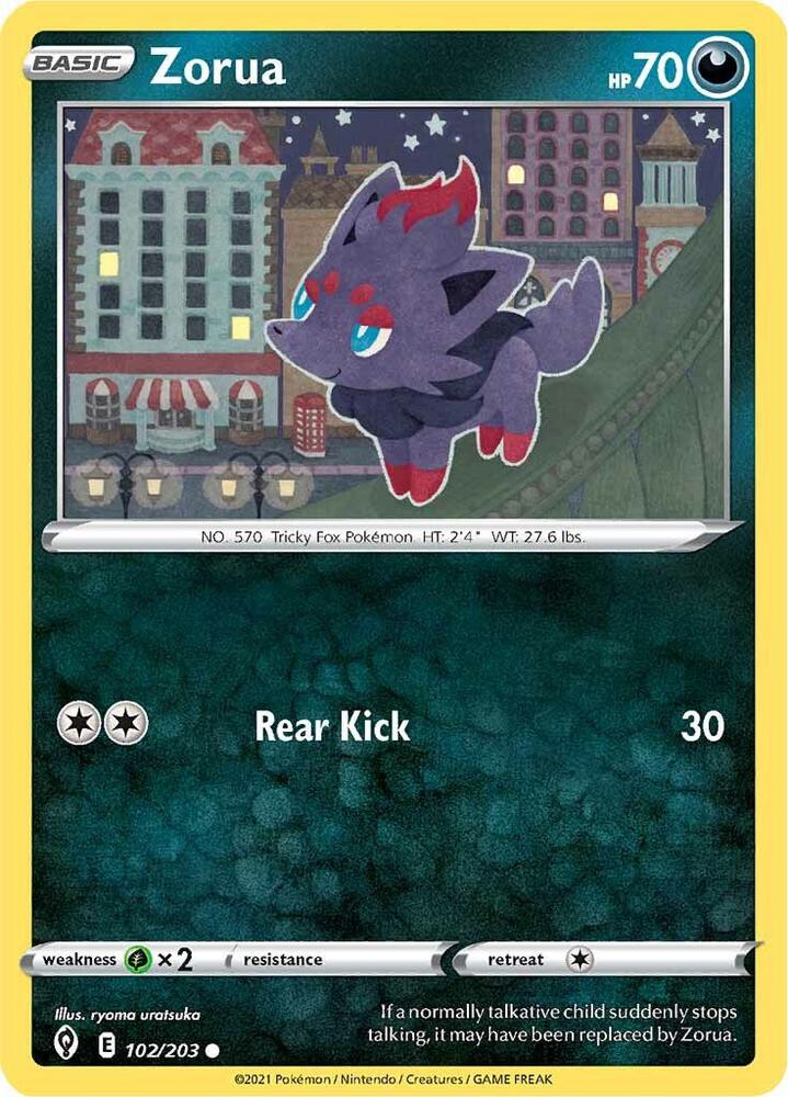 Zorua (102/203) (SWSH07)