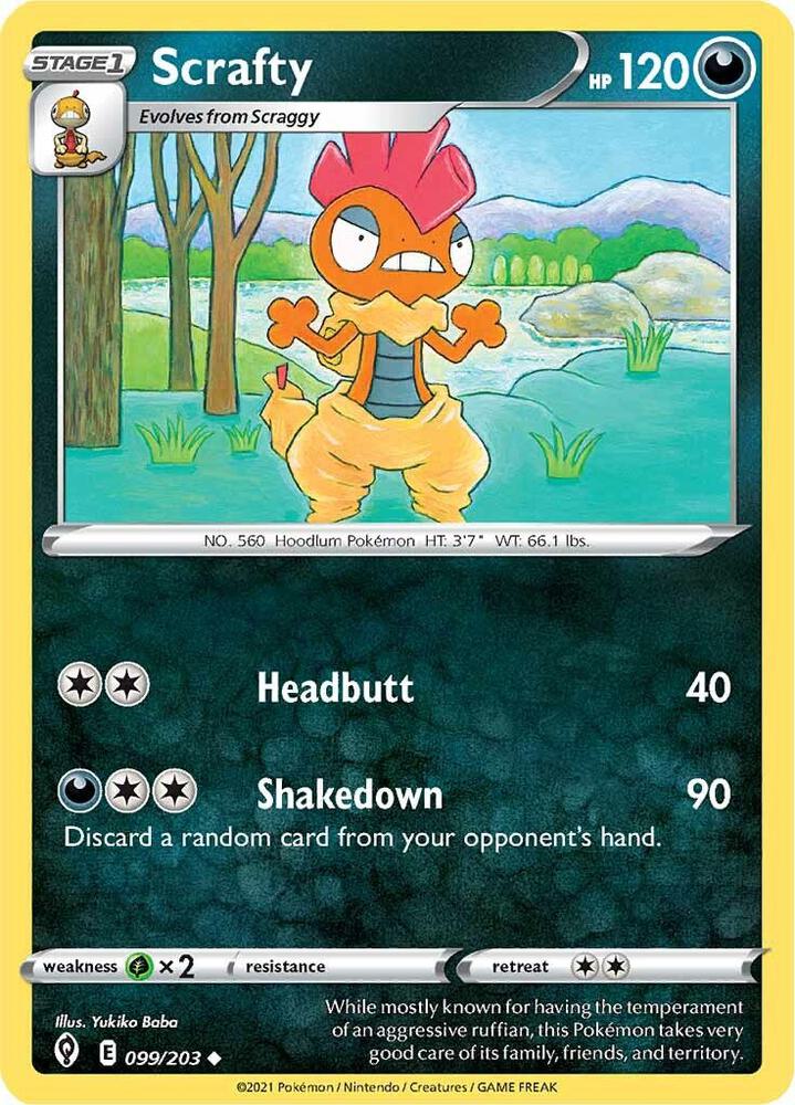 Scrafty (099/203) (SWSH07)