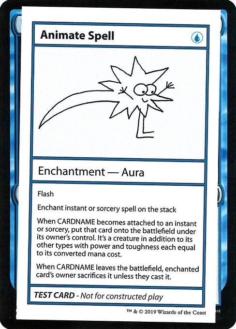 Image for Animate Spell (No PW Symbol) (CMB1) - Magic: The Gathering