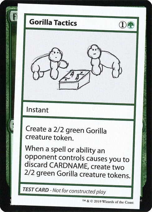 Image for Gorilla Tactics (No PW Symbol) (CMB1) - Magic: The Gathering