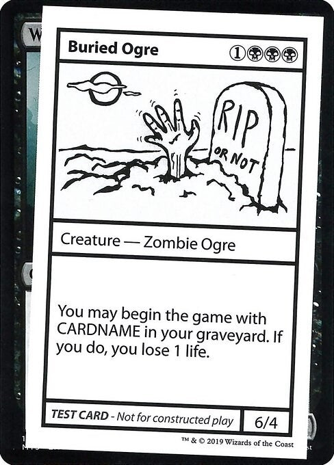 Image for Buried Ogre (No PW Symbol) (CMB1) - Magic: The Gathering