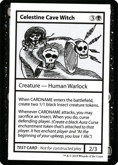 Image for Celestine Cave Witch (No PW Symbol) (CMB1) - Magic: The Gathering