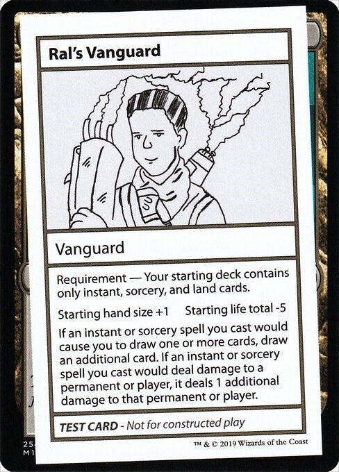 Image for Ral's Vanguard (No PW Symbol) - Magic: The Gathering