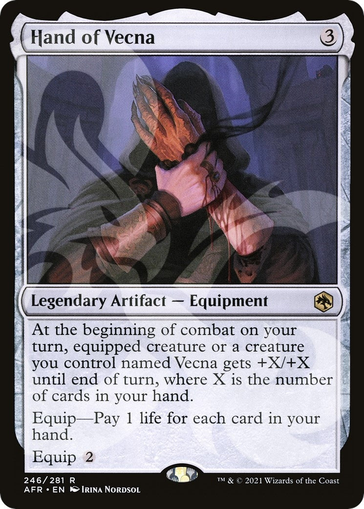 Image for Hand of Vecna (246) - Magic: The Gathering