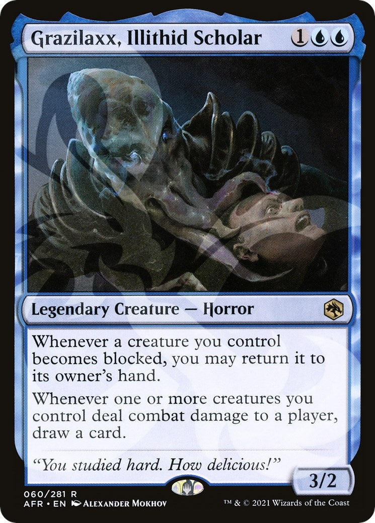 Image for Grazilaxx, Illithid Scholar (60) - Magic: The Gathering