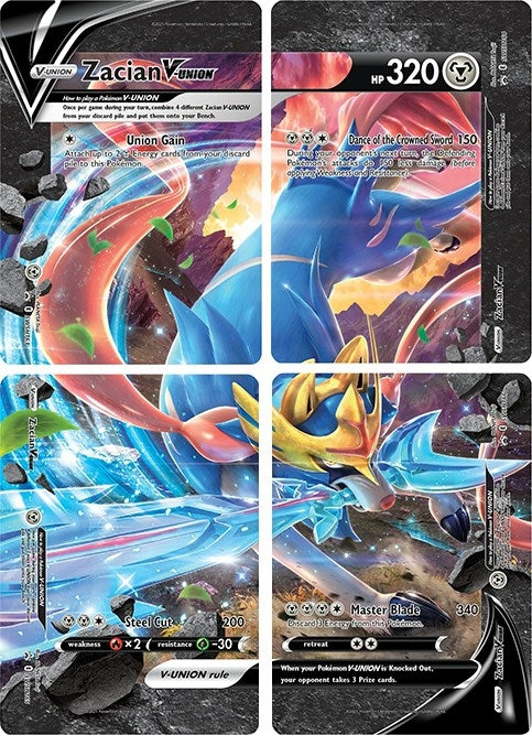 Image for Zacian V-UNION [Set of 4] (SWSD) - Pokemon