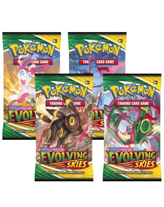 Image for Evolving Skies Booster Pack Art Bundle [Set of 4] - Pokemon