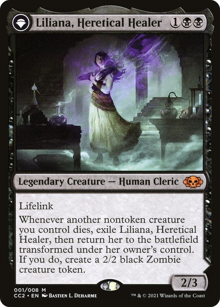 Image for Liliana, Heretical Healer (1) (CC2) - Magic: The Gathering
