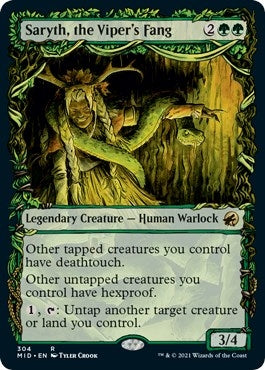 Image for Saryth, the Viper's Fang (Showcase) (304) (MID) - Magic: The Gathering