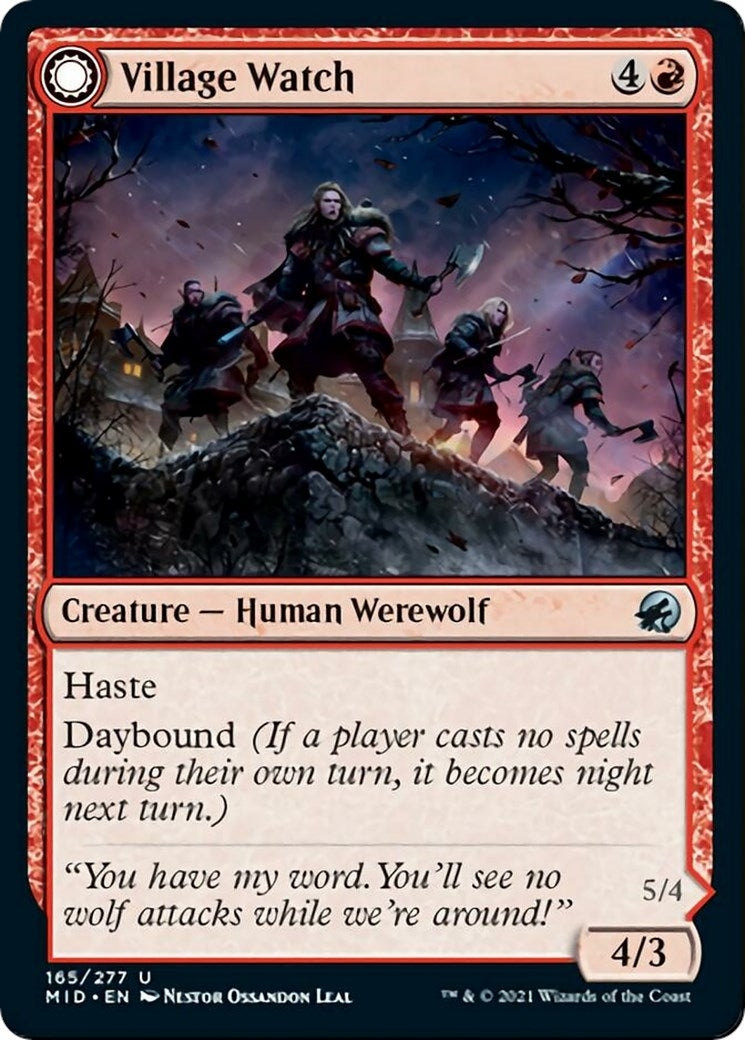 Image for Village Watch (165) - Magic: The Gathering