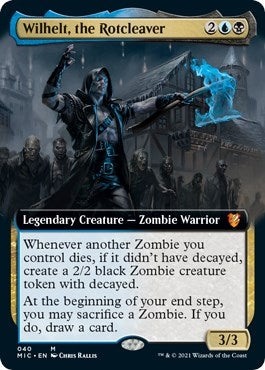 Image for Wilhelt, the Rotcleaver (Extended Art) (40) (MIC) - Magic: The Gathering