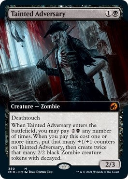 Image for Tainted Adversary (Extended Art) (350) - Magic: The Gathering