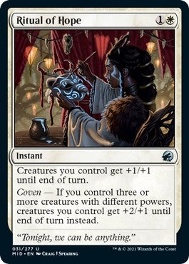 Image for Ritual of Hope (31) - Magic: The Gathering