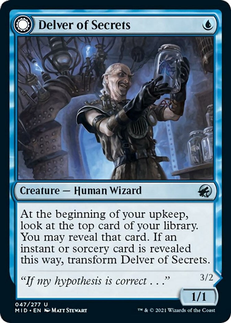 Image for Delver of Secrets (47) - Magic: The Gathering