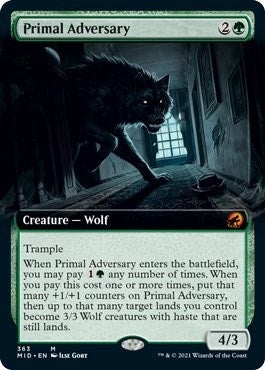 Image for Primal Adversary (Extended Art) (363) - Magic: The Gathering