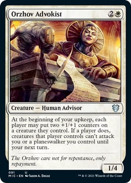 Image for Orzhov Advokist (91) - Magic: The Gathering