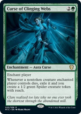Image for Curse of Clinging Webs (25) (MIC) - Magic: The Gathering