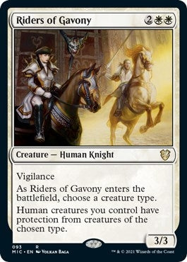 Image for Riders of Gavony (93) (MIC) - Magic: The Gathering