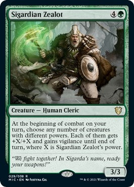 Image for Sigardian Zealot (29) (MIC) - Magic: The Gathering