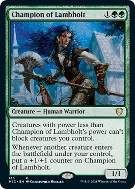 Image for Champion of Lambholt (136) (MIC) - Magic: The Gathering