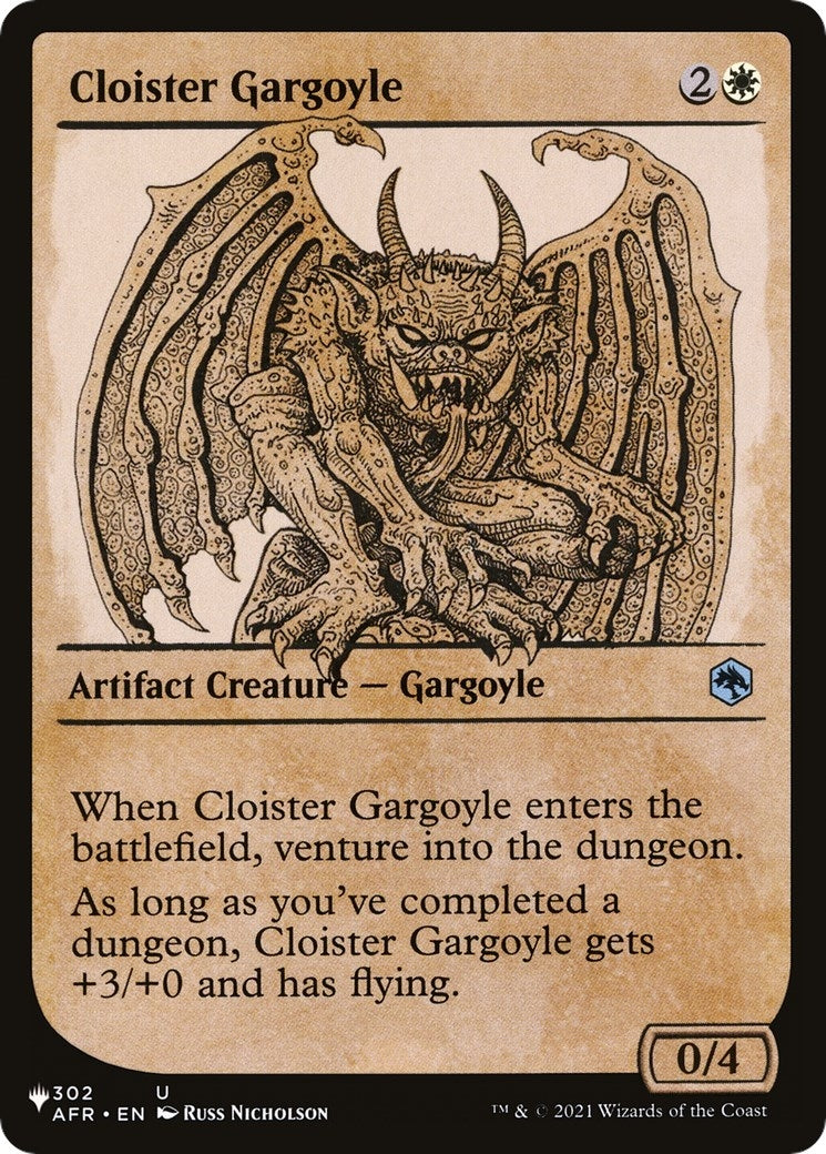 Image for Cloister Gargoyle (Showcase) (302/281) - Magic: The Gathering