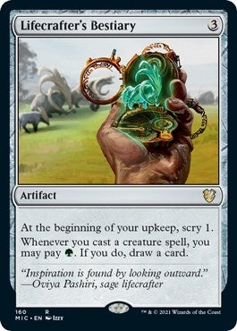 Image for Lifecrafter's Bestiary (160) (MIC) - Magic: The Gathering