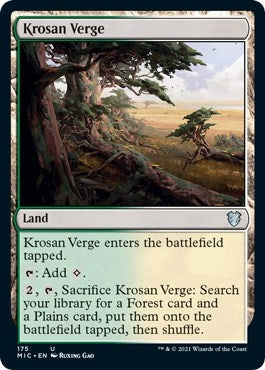 Image for Krosan Verge (175) (MIC) - Magic: The Gathering