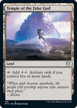 Image for Temple of the False God (186) (MIC) - Magic: The Gathering
