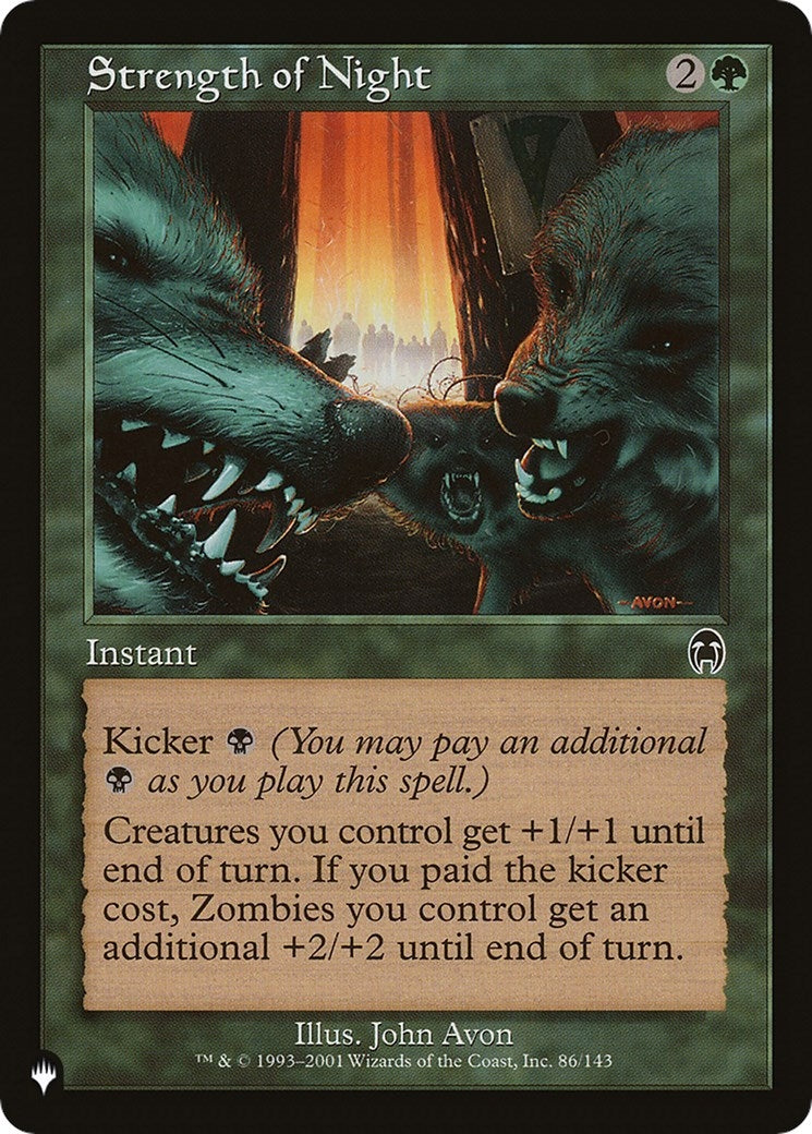 Image for Strength of Night (86/143) - Magic: The Gathering