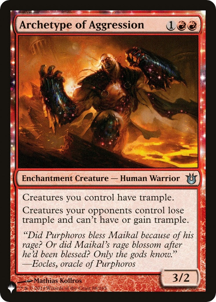 Image for Archetype of Aggression (88/165) (LIST) - Magic: The Gathering