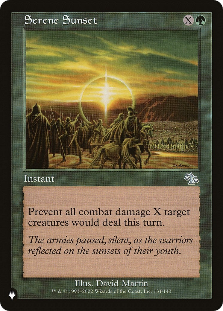 Image for Serene Sunset (131/143) - Magic: The Gathering