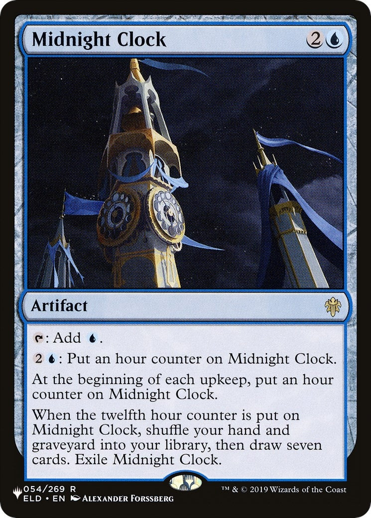 Image for Midnight Clock (054/269) (LIST) - Magic: The Gathering