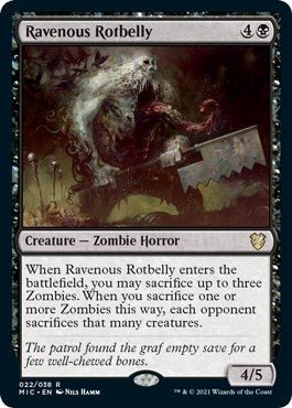 Image for Ravenous Rotbelly (22) (MIC) - Magic: The Gathering