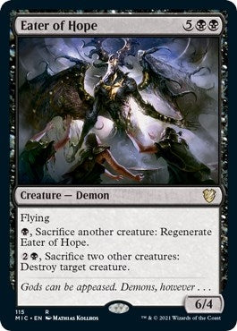 Image for Eater of Hope (115) (MIC) - Magic: The Gathering
