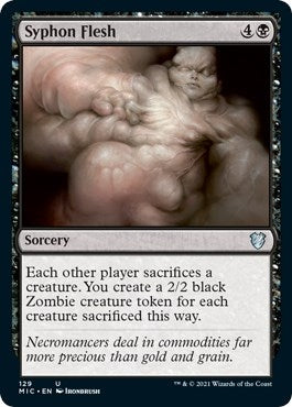 Image for Syphon Flesh (129) - Magic: The Gathering