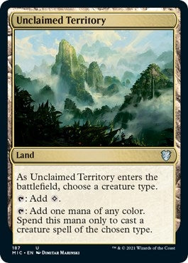 Image for Unclaimed Territory (187) (MIC) - Magic: The Gathering