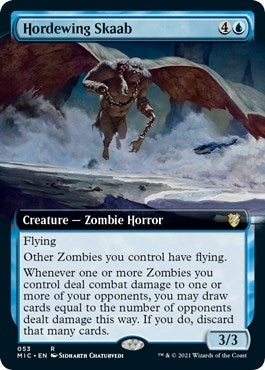 Image for Hordewing Skaab (Extended Art) (53) - Magic: The Gathering