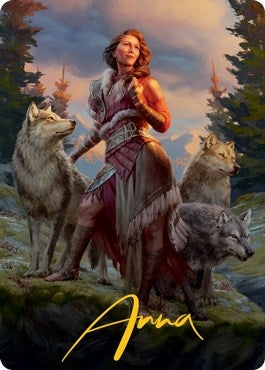 Image for Arlinn, the Pack's Hope Art Card (01/81) (Gold-Stamped Signature) (1) (ASMID) - Magic: The Gathering