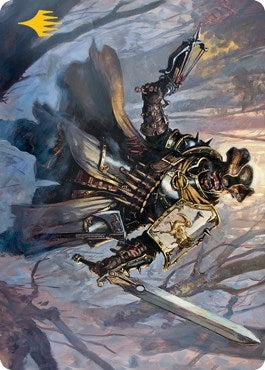 Image for Brutal Cathar Art Card (Gold-Stamped Signature) (13) (ASMID) - Magic: The Gathering