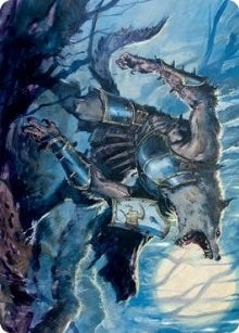 Image for Moonrage Brute Art Card (14) (ASMID) - Magic: The Gathering