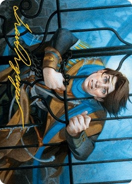 Image for Locked in the Cemetery Art Card (Gold-Stamped Signature) (26) (ASMID) - Magic: The Gathering