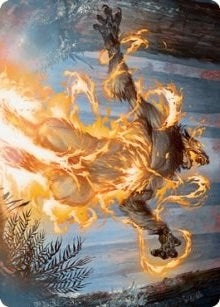 Image for Burn the Accursed Art Card (42) - Magic: The Gathering