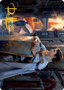Image for Dennick, Pious Apprentice Art Card (Gold-Stamped Signature) (58) (ASMID) - Magic: The Gathering