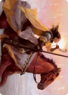 Image for Sunrise Cavalier Art Card (69) - Magic: The Gathering
