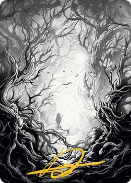 Image for Forest Art Card (81/81) (Gold-Stamped Signature) (81) (ASMID) - Magic: The Gathering